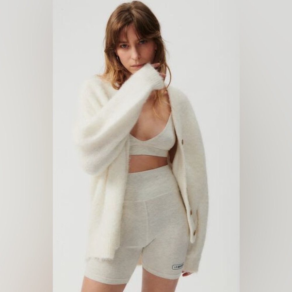 Cozy AMERICAN VINTAGE Cream Cardigan Sweater